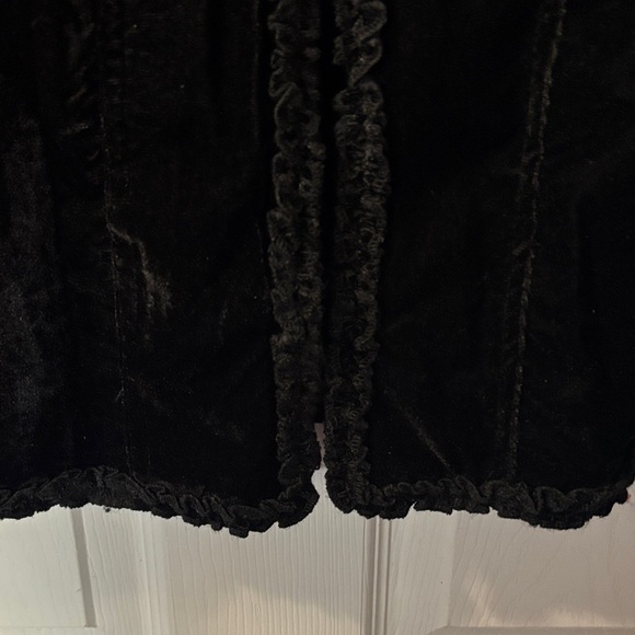 MOTTO Black Velvet Blazer NWT - Picture 7 of 10